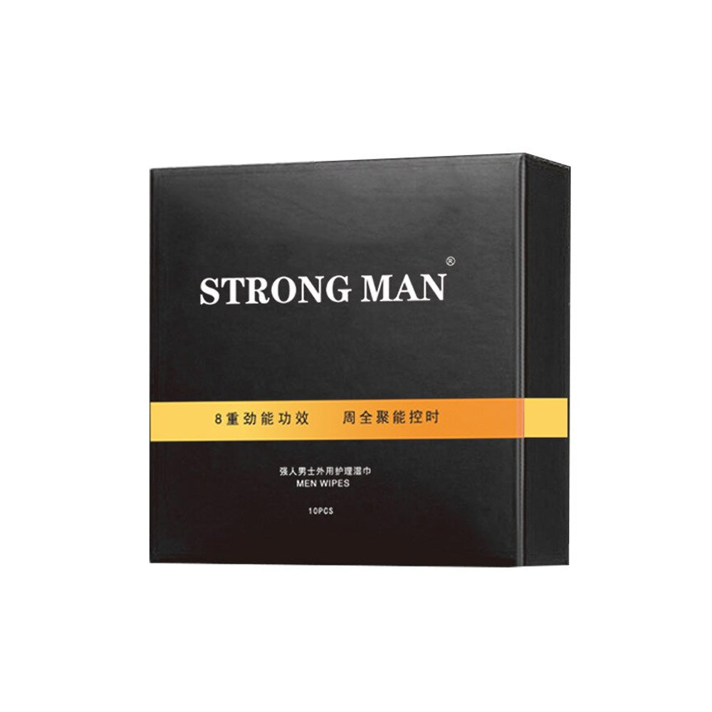 Strong Man Sex Delay Wipes – Longr UK