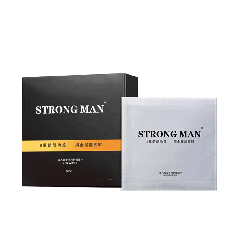 Strong Man Sex Delay Wipes – Longr UK